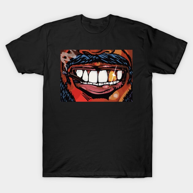 Gold Tooth Hustler T-Shirt by idrockthat